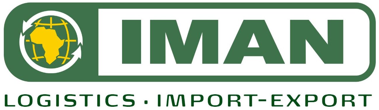 Logo IMAN Logistics Import Export, entreprise spécialisée en logistique et commerce international maritime